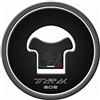 AZgraphishop PROTEZIONE TAPPO BENZINA IN RESINA 3D COMPATIBILE CON BENELLI TRK 502 PRE-044 (Black)
