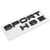 QAZWSXD swaiwai Macchina 3D Sport HSE. Lettera Adesivi e Decalcomanie Adatta for Land Rover Range Rover Rover Evoque Sport Car Tronco Posteriore Body Emblem Badge Adesivi (Color Name : Gloss Black)