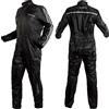 A-Pro Tuta Impermeabile Scooter Moto Anti Pioggia Antiacqua Cerata Argento 3XL