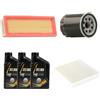 Somer Car KIT TAGLIANDO COMPATIBILE CON FIAT 500 PANDA 169 312 1.2 BENZINA 44 51 KW K-PURE EN SELENIA 5W40