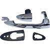 si.web Maniglia per porta auto esterna destra DX Cromata, Alluminio, 100% Alluminio, Metallico