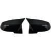 IFHSKFH Calotte Specchio Calotta Specchietto Laterale Per BMW Serie 3 F30 F31 320i 328i 330i 335i Berlina E Touring 2012-2019 Copri Specchietti(Nero lucido)