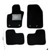 Generico Set di Tappetini Auto in Moquette per Fiat 500X, 4 Pezzi, Nero, con Bordino Antiscivolo e Battitacco (qualità moquette standard 6mm, no ricamo)