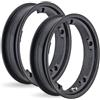 Generico Coppia 2 Cerchi in Lega Ribassati Tubeless Neri Compatibili con Vespa 50 Special V5B3T Kit Ruota 3.00/3.50 10