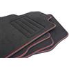 Motohobby Set di 4 tappetini in velluto per Ford Focus MK3 (2010-2018) di alta qualità, su misura