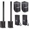 PROEL SESSION 1 (Coppia) SISTEMA AUDIO A COLONNA AMPLIFICATO BLUETOOTH + COVER