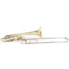 GEWA Roy Benson Bb/F/Gb/D-Bass Trombone BT-260 (sistema in linea a 2 valvole, campana in ottone da 10, alesaggio da 14,3 mm, guide in alpacca, alta precisione e brillantezza del suono)