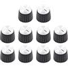 CHICHIYANG Manopola puntatore in plastica ABS 20 x 16 mm per pedale effetto chitarra amplificatore Marshall, 10 pezzi