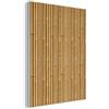 MuchoWow© Pannelli Pannello Fonoassorbente 60x80 cm Decorativi Insonorizzanti Decorativo Parete Fonoassorbenti Design Fonoisolanti Insonorizzazione Stanza Naturale - Bambù - Vibrante
