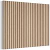 MuchoWow© Pannello Decorativo Parete Pannelli Fonoassorbenti Acustici 80x60 cm Insonorizzanti Decorazioni Casa Isolamento Acustico Fonoassorbente Quadri Fonoisolanti Luce - Bambù - Verticale
