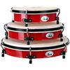 XDrum Set 3 Pezzi Tamburo a Mano XDrum Tamburo a Cornice - Set Percussioni con Pelli Naturali da 8 (24cm), 10 (29cm) e 12 (34cm) di Diametro - Tamburello senza Sonagli Inclusa Borsa