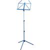 K&M 100/1 Leggio blu - Leggio per spartiti estensibile 62,5 - 124 cm - base metallica pieghevole