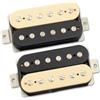 Tonerider Birmingham Humbucker Pickup Set, zebra, 50 mm spaziatura - Alnico 5 magneti, British Crunch, ideale per spaccare bobine, cablaggio a 4 conduttori, garanzia di 5 anni