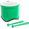 TOCA World Percussion Freestyle 2 Tom Tom (tamburo ottimale per drum circle, scuole e asili, in robusto materiale sintetico, diametro: 9,5, altezza: 8), Verde