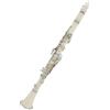 DVCSDE Buffet Clarinetto 17 Tasti Sib Clarinetto Professionale Tubo Nero Con Scatola Guanti Ancia Clip Accessori Per Clarinetto(Set 15)