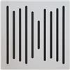 keyhelm s.r.l. Keyhelm - Pannello Fonoassorbente in MDF Sagomato e Poliuretano per Medio Alte Frequenze | Pannello per Correzione Acustica di Design, 50x50x6cm, Densità 25 kg/m³ | Made in Italy (MDF Masonite)