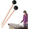 Generisch Tongue Drum Mallets - Bacchette in gomma, con manico in legno, per strumenti musicali