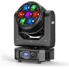 Yespick 7X40W Teste Mobili LED RGBW Luci Discoteca Beam Funzione Zoom Effetto Luce Discoteca per Natale Feste Concerti Matrimoni Discoteca Eventi Bar Club