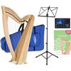 Classic Cantabile H-29 Arpa Celtica - 29 corde, meccanica a semitoni, accordata in Mi bemolle maggiore. Include borsa, scuola, leggio, accordatore e 2 chiavi. Altezza: 101 cm.