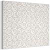 MuchoWow© Pannelli Pannello Fonoassorbente 80x60 cm Decorativi Insonorizzanti Decorativo Parete Fonoassorbenti Design Fonoisolanti Insonorizzazione Stanza Beige - Motivo - Spirale