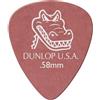 Jim Dunlop Dunlop DL P 0090 417p.58 Gator Grip Standard Players Pick (12 pezzi), rosso