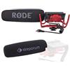 RØDE Rode VideoMic Rycote - Microfono direzionale per fotocamera + protezione antipop Keepdrum KDWSVM