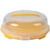 Urban Living LIBERTY - Piatto da torta con manico D33 x H12 cm, 3 colori assortiti