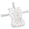 EIMSOAH Cuscino da Seggiolino per Bagnetto Galleggiante, Supporto per Vaschetta per Neonato con Cinture di Sicurezza Pieghevoli Regolabili, Cuscino da Sedile per Bagnetto, 3 Cinture di