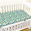 Odot Lenzuolo con angoli Lenzuola Carrozzina Neonato, Lenzuola da Culla Bambino Coprimaterasso, Lenzuola Navicella con Angoli Elasticizzati Lenzuola per Culla (120x60cm,pesce verde)