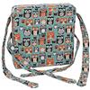 Chickwin Cuscino Rialzo Sedia per Bambini, Cartone Animato Stampa Cuscino Alzasedia con Cinghie Regolabile Lavabile Smontabile Cuscino Seduta per Sedia da Pranzo (gufo verde,32x32x8cm)