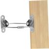 TOYANDONA Kit 6 Set Ancoraggi per Mobili in Metallo Carbonio Argento, Facile Installazione, Dispositivi Antiribaltamento per Librerie e Armadi in Ambienti Domestici Sicuri