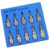 US Pro 10 pezzi Set di bussole S2 Torx, chiave a bussola 3/8 lunghezza 48mm Set T10 T55