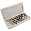 AB Tools Mortaise Utensili per foratura, 4pc, 6,10,13 e 16 mm, per pannelli in legno TE665