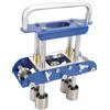 KIMISS Piegatrice a Rulli per Bordi Pesanti per Coperture Metalliche | Piegatrice per Lamiera Ad Angolo Regolabile da 0 a 90 Gradi con Forbici in Acciaio Inossidabile (BLUE)