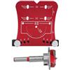 Generic Sottopiede di foratura per cerniere per porte di armadi, aprifori per cerniere di porte in legno | Soletta per cerniera porta da 35 mm, perforatrice per carpi