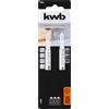 KWB Blister 2 fogli di alluminio BIM in legno e metallo 105 mm a T