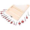 cskky Kit di frese da 15 pezzi for router for legno, fresatrice elettrica for, for, incisione, scanalatura, rifilatura, macchina .oth