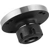 CHICIRIS Mandrino a Pinza ER32, Utensile per Fresatura per Tornio CNC in Acciaio Al Carbonio da 80 Mm 100 Mm di Diametro, con Elevata Resistenza e Durezza, per Fresatrice (ER32-100mm)