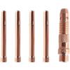 ARMYJY Kit pinza TIG, 5 pezzi 2,4 mm TIG mandrino set pinza corpo, pinze 10N32 10N24 per torce di saldatura WP 17 18 26 e applicazioni di saldatura TIG