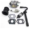 UYTGFO Adatto for STIHL MS250 MS230 MS210 MS 250 230 210 025 023 021 Parti for motosega Carburatore Carb Guarnizione Tubo flessibile del carburante Filtro Candela
