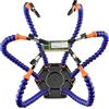 Denash Saldatura di Terza Mano, Strumento di Saldatura per Ausilio per Saldatura a 6 Bracci Flessibili, Supporto per PCB per Riparazione Elettronica di Verniciatura