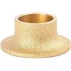 cskky 1 pcs. Foro 20 mm Diametro 3 pollici/75 Disco abrasivo diamantato brasato a vuoto a secco con profilo a mezzaluna for marmo e granito .oth