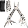 Hayvenhurst Multitool Plier - 12 In 1 Stainless Steel Pocket Multi Tool With Durable Sheath For Camping, Survival Gear - Safety Locking Camping Accessories With Cutter, Bottle Opener, Screwdriver by Hayvenhurst