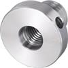 Gettimore Adattatore accessorio per tornio di legno con mandrino filettato e vite di montaggio per un'installazione sicura del mandrino (da 25 mm a 18 mm)