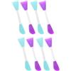 OHPHCALL Spatole Doppia Raschietti Colorati in Silicone Set 8 per Miscelazione Pittura e Pigmenti per Modellismo e Pittura Artistica Riutilizzabile