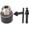 REXVTNS 3-16mm Key Type Drill Chuck Adapter Kit | 1/2-20UNF Thread for Force Driver/Motor Drills | 3 Jaw Chuck with Key for Quick Bit Change | 45 Steel Construction