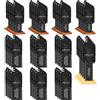 Leiluo, lame per sega oscillante per legno, plastica, a sgancio rapido, kit di lame oscillanti per Dewalt, Worx, Rockwell, Milwaukee Makita Ryobi Silverline Black Decker ecc.