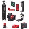 Milwaukee M12 3PLKIT-401P_3PL_Green Laser 12V 3 linee 360° con accessori Milwaukee