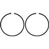 M METERXITY 2-Pack Set Di Anelli Per Pistone 50mm x 1.5mm Anello Per Pistone Standard Anelli Per Pistone Seghetto Elettrica Ricambi Per Catene Sostituti Per Motoseghetto [Nero]