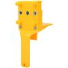 YDuupxe Localizzatore di Punzoni Dritti per la Lavorazione del Legno, Guida per Tasselli, con Distanza Regolabile 4-45 Mm per Punte da Trapano da 6 Mm, 8, 10, Utensili Manuali per (YELLOW)